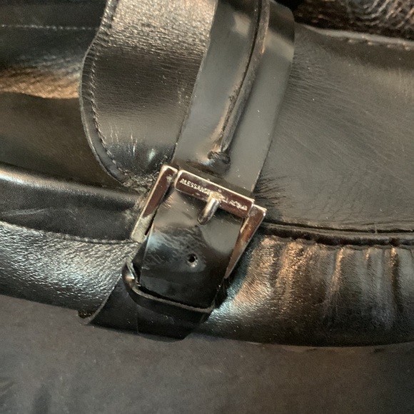 NWT ALESSANDRO DELL’ACQUA Men’s Black Loafers size 45 - Picture 3 of 6